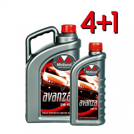 AVANZA 5W-40 4+1L AVANZA 5W-40 4+1L